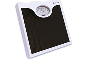 Adamson A22 Bathroom Scale for Body Weight - Up to 260 LB - Anti-Skid Rubber Surface - Analog Bathroom Weight Scales