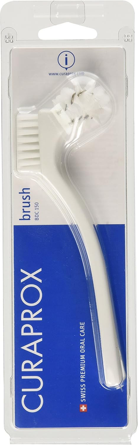 Curaprox BDC 150 Cleaning Brush for dentures and Braces White