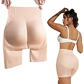 MOVWIN Padded Underwear for Women Built-in 7mm 16mm Fake Butt Pads for Bigger Butt Lifting Panties Tummy Control Shapewear