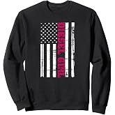 Diesel Truck Girl Flag American Woman USA Brothers Turbo Sweatshirt