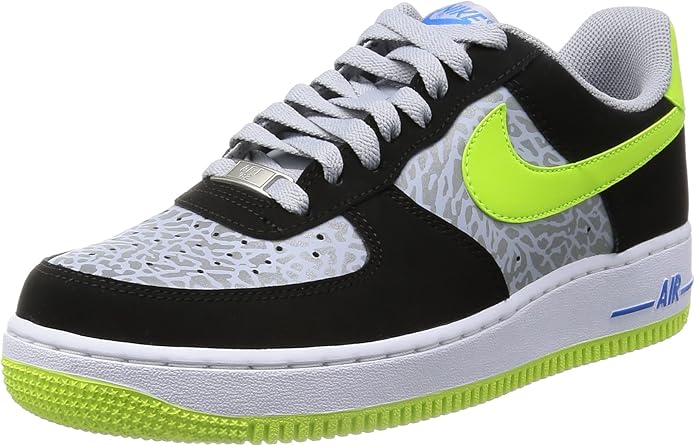 NIKE Men�s Air Force 1 Reflect Silver/Volt
