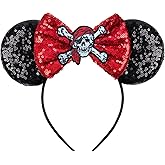Pirate Hat Pirate Accessories Women Pirate Costume Women Adult Headband | Halloween Party Favors Cosplay Bow Ears Headband With Accessories Decoration for Adult Cartoon Cosplay Costume Party