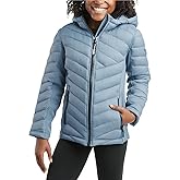 Reebok Girls Winter Jacket - Weather Resistant Hooded Quilted Puffer Parka Girls Jacket - Lightweight Warm Winter Coat