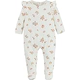 Mud Pie baby-girls Children's Ivory Pointelle Sleeper