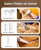 oneisall Dog Grooming Vacuum 15000Pa 2L 6-Tool Clipper Kit Quiet 59dB view 7