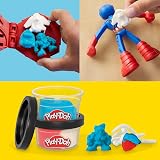 Play-Doh Marvel Captain America Stamping Shield Action Figure Playset view 5