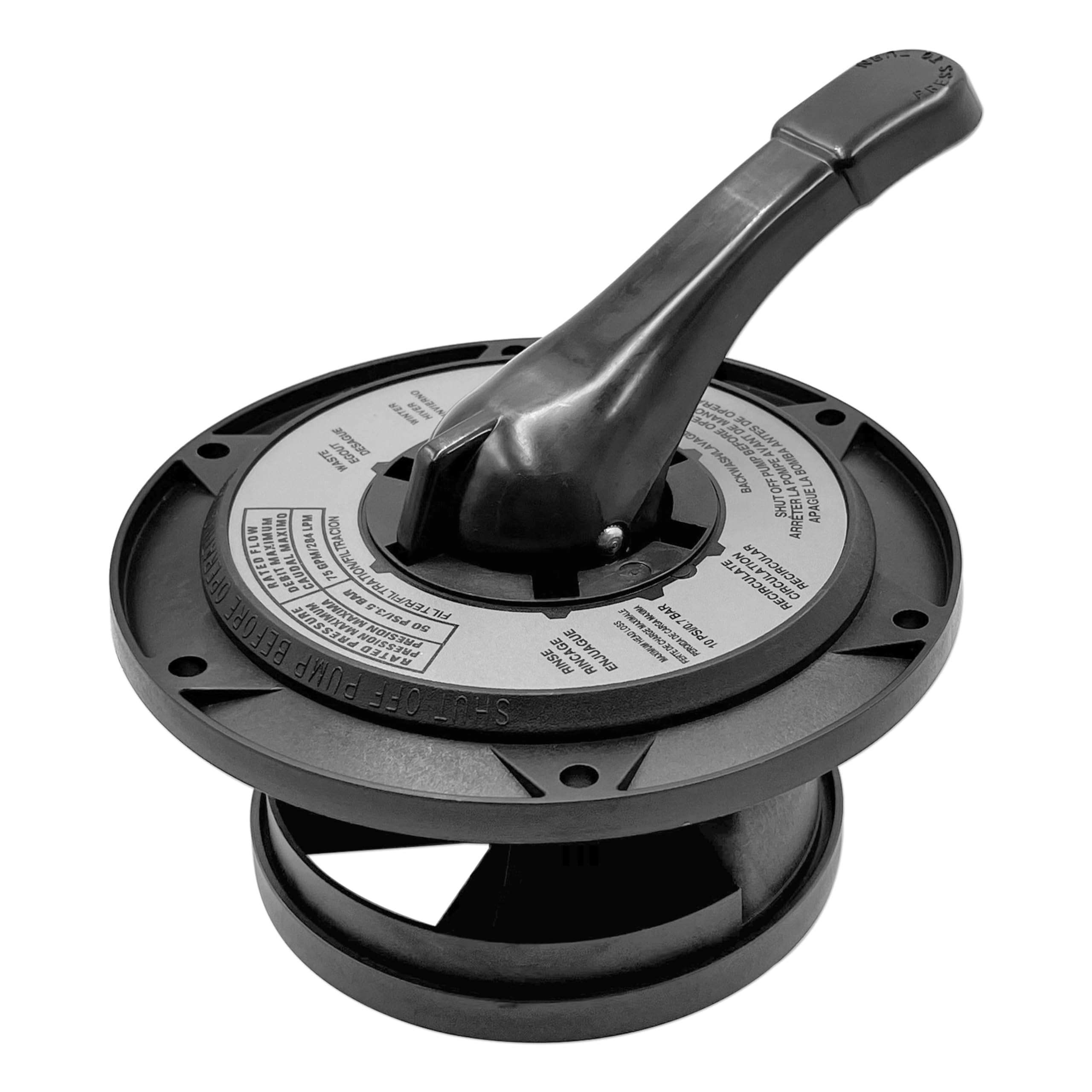 Photo 1 of LUKYER SPX0714BA Key Cover and Handle Assembly?Compatible with Hayward Multi-Port Valves Model SP0714T,Also Compatible with Pro Series Side and top Mount Sand Filter Models S210S, S220T2