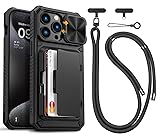 Vihibii for iPhone 15 Pro Max Case with Crossbody