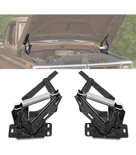 1967-1970 Ford Mustang Polished Billet Aluminum Hood Hinges | California Pony Cars