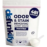 Enzyme Laundry Booster Additive, Unscented. 48 Load Laundry Sanitizer Detergent, Color Safe Fabric Active Enzyme Washing Soda Detergent Cleaner. Powdered Stain Treater & Odor Remover Booster Treatment