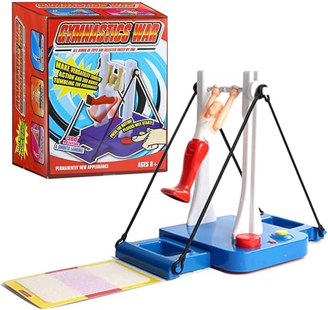 Amazon Whatsko 大車輪てつぼうくん 体操マシン玩具 親子ゲーム 開発玩具 水平バーの王子 ジャイアントスイング ゲーム おもちゃ