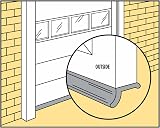 M-D Building Products 3749 Garage Door Bottom Rubber Seal 16 Feet Black view 7