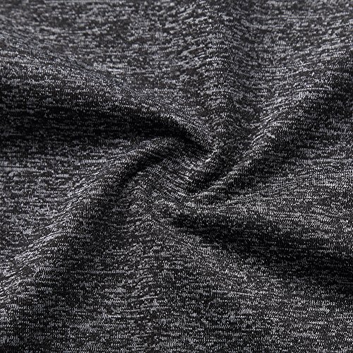 image for Yong Horse Mens Active Wear Dry Fit Golf Polo Shirts 2 Button Elastic 