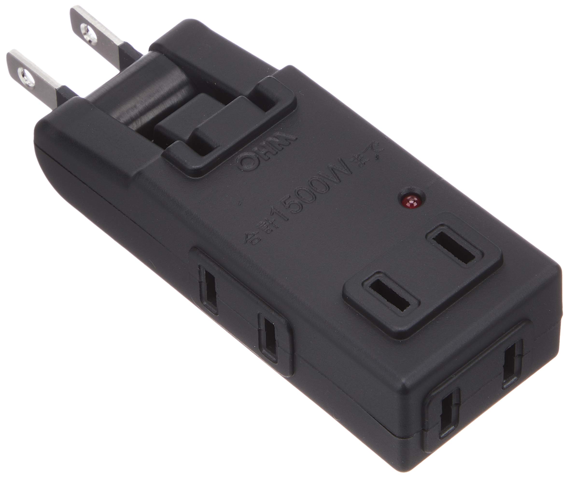 エレコム 雷に強いマイクロタップ 4個口 黒の商品画像