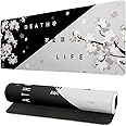 Extended Gaming Mouse Pad, Large Gaming Mouse Waterproof with Stitched Edges, Non-Slip Desktop Pad for Home and Office, Level Up Your 31.5x11.8 Inch… (Black and White Life)