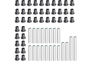 Donpida Heavy Duty Bushing Kit A Arm Control Arm Bushings and Sleeve Compatible with Polaris Ranger Full Size XP 800 Crew 2010-2014 UHMW