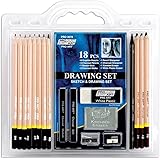 Pro Art 18-Piece Sketch/Draw Pencil Set