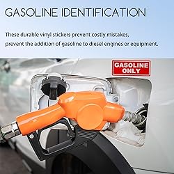 10pc Diesel Only and Gasoline Only Stickers for