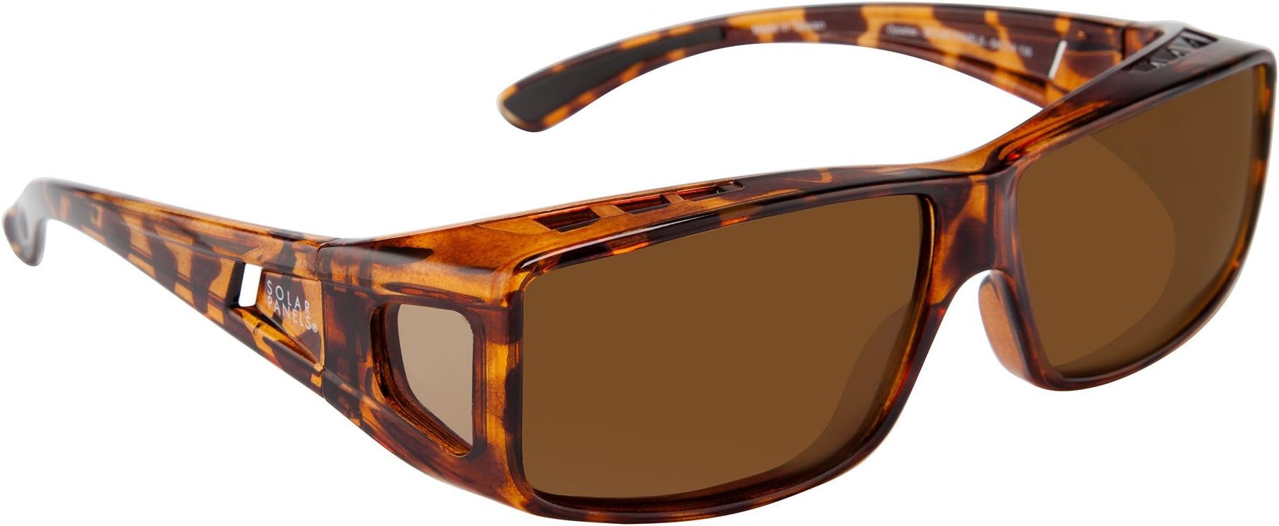Gravity Over Fit Sunglasses - Tortoise/polarized Brown - Fits 147mm W X 40mm H