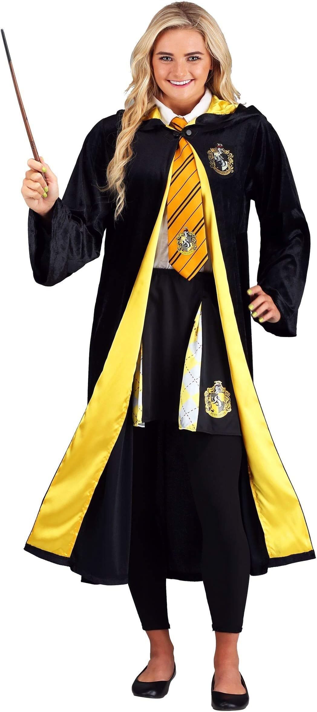 Jerry Leigh Harry Potter Adult Deluxe Hufflepuff Robe