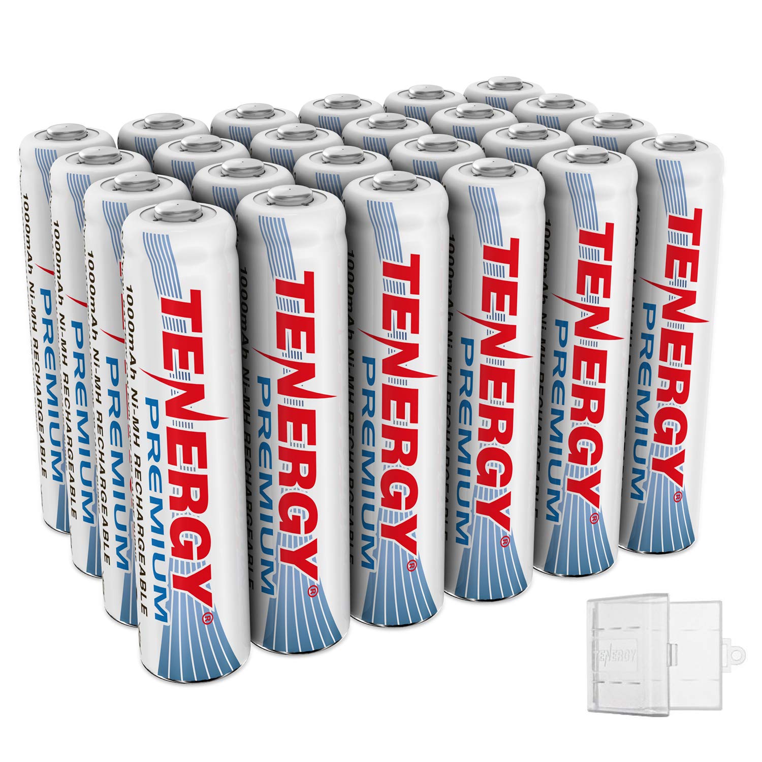 Tenergy Premium Rechargeable AAA Batteries, High Capacity