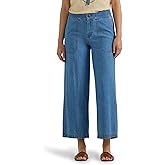 Lee Womens Ultra Lux Comfort Wide Leg Utility Crop Capri Pant