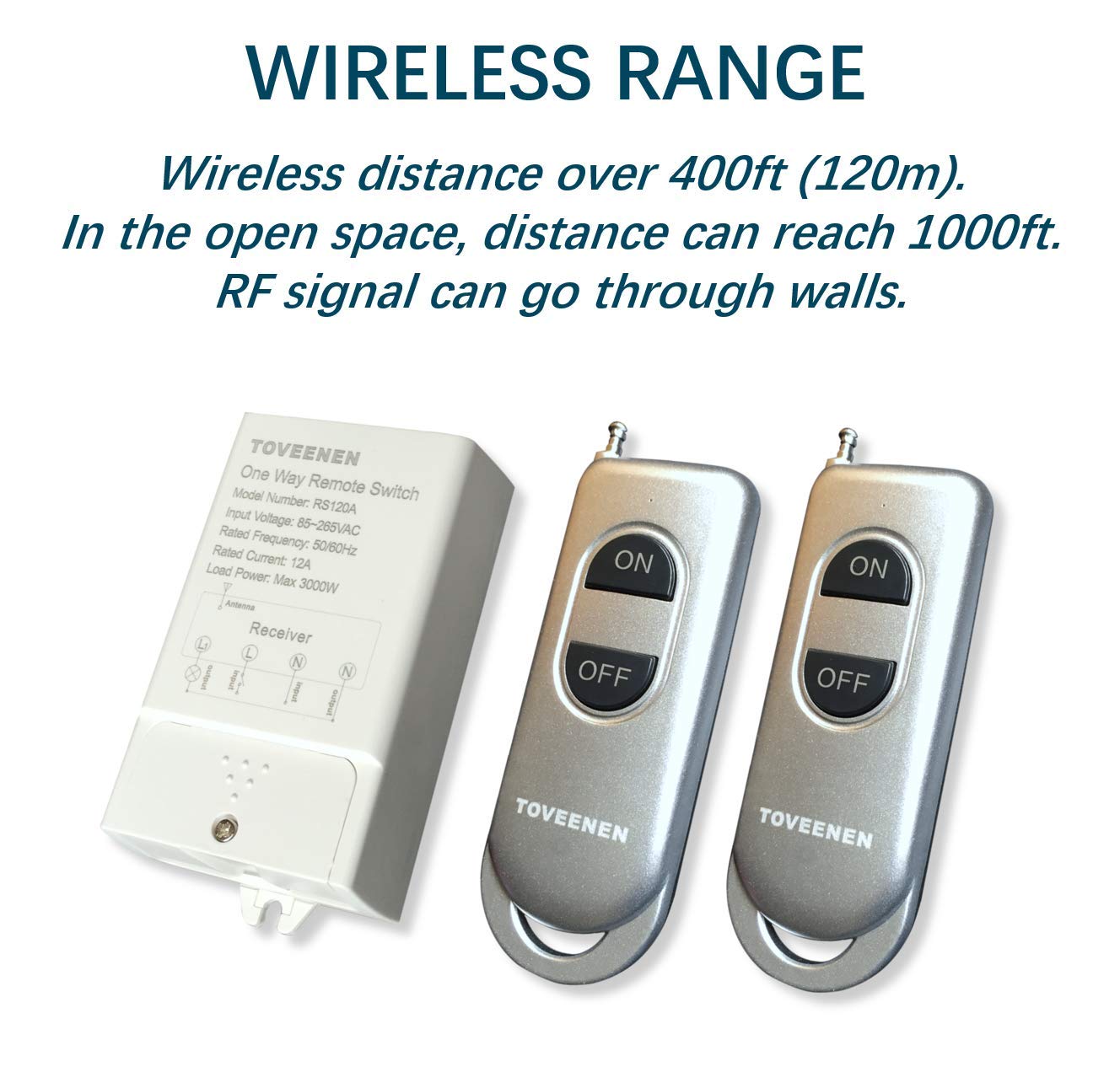 Mua Wireless Switch 400ft Long Range Wide Voltage 85265V Large Load