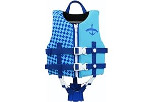 OLDPAPA Kids Swim Vest, Toddler Float Jacket for Boys & Girls, Buoyancy Floaties with Adjustable Safety Straps, Trainer Vest for Pool & Water Sports, 22-60 lbs/2-9 Years