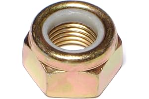 Hard-to-Find Fastener 014973278809 Nylon Insert Lock Nuts, 14mm-1.50, Piece-4, Yellow