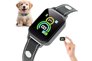 KUECU Dog Bark Collar,Bark Collar for Small Dogs,Humane No Shock Barking Collar,AUTO Barking Collar,Adjustable Beep Vibration Modes and 7 Sensitivity(Black)