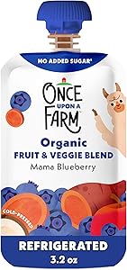 Once Upon a Farm, Organic Mama Bear Blueberry, 3.2 Ounce