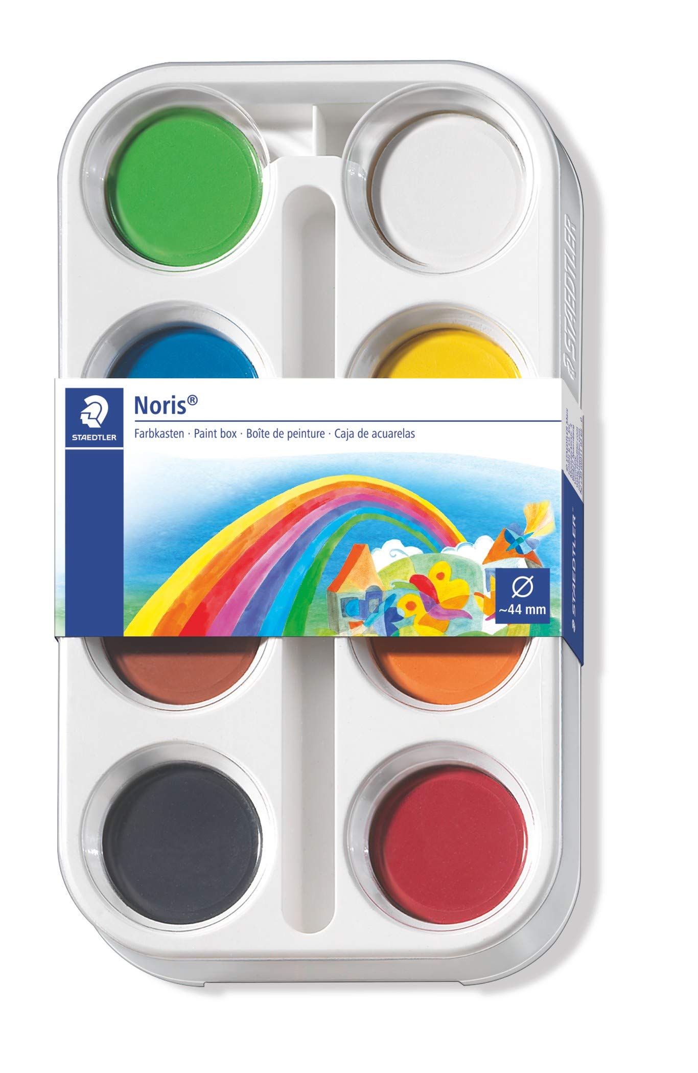 Staedtler Mali paint box with 8 colours.