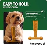 Bamboodles T-Bone Dog Chew Toy Medium Peanut Butter Flavour view 2