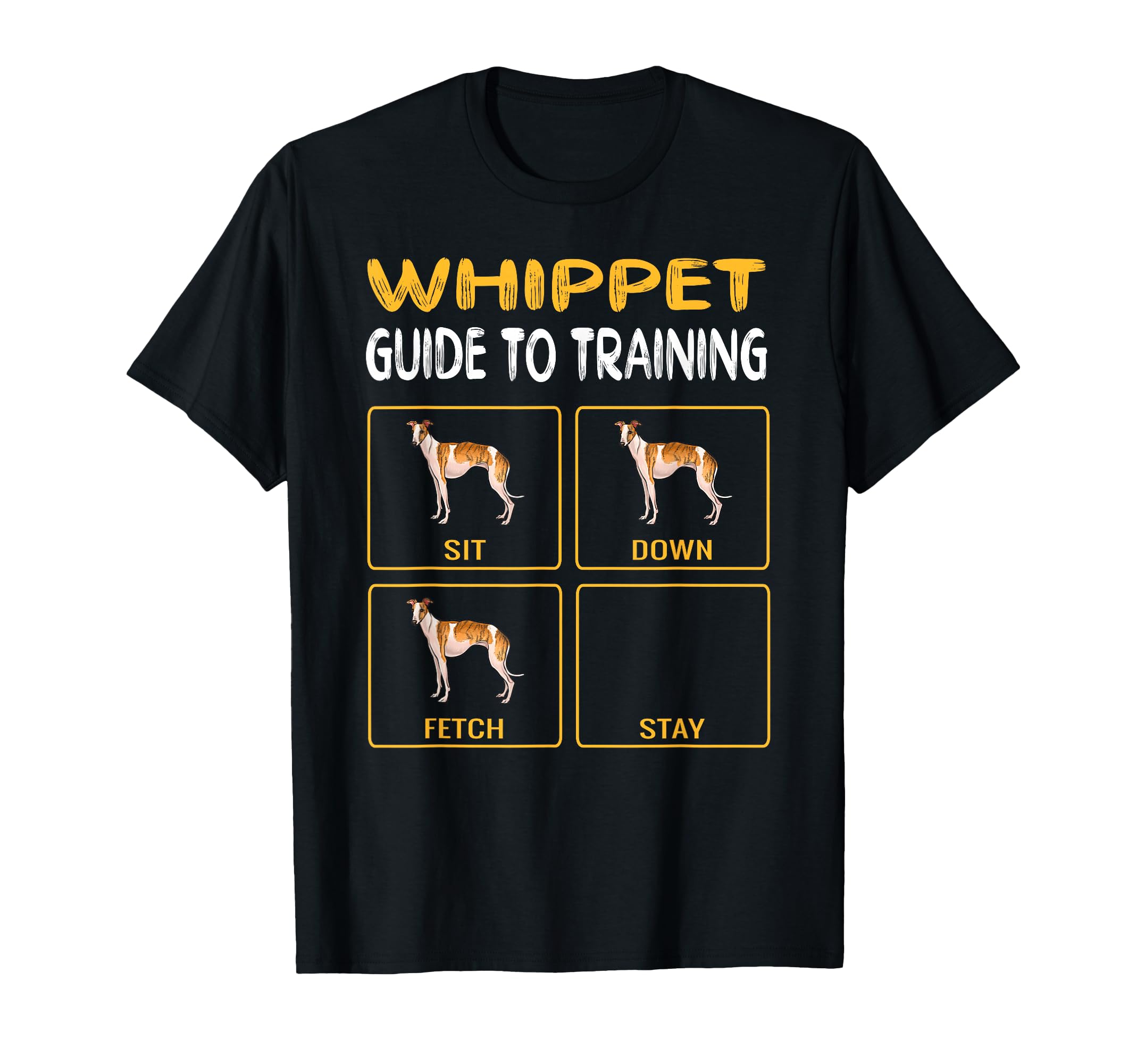 Whippet Guide To Training Dog Obedience T-Shirt