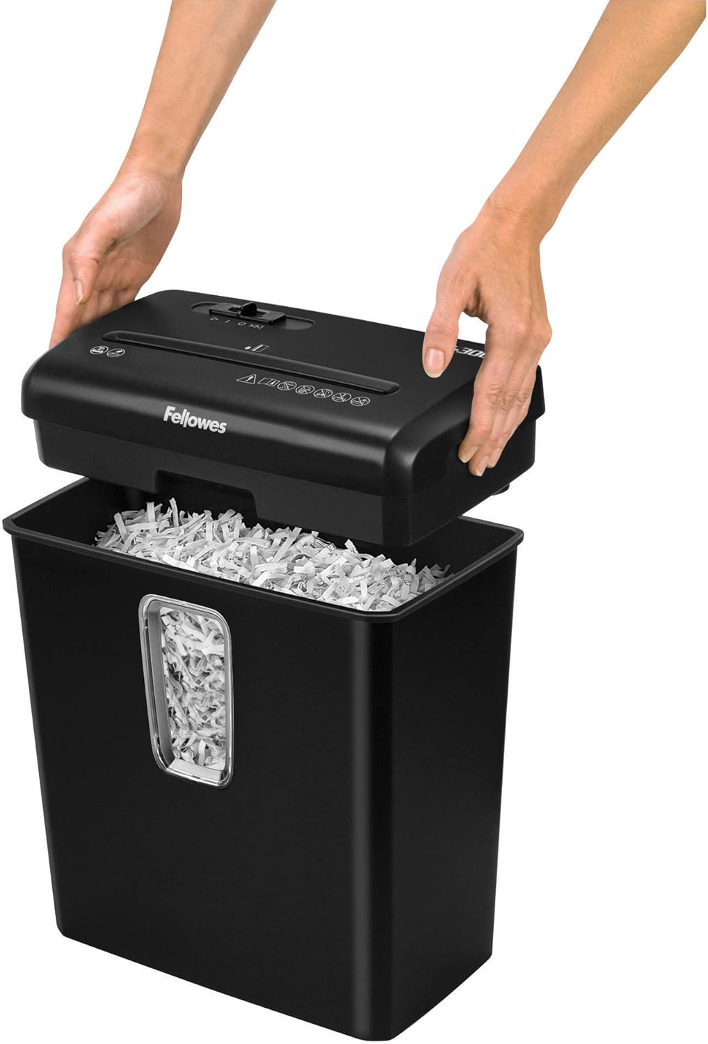 Fellowes Powershred P-30C 6-Sheet Cross-Cut Deskside Paper Shredder | eBay