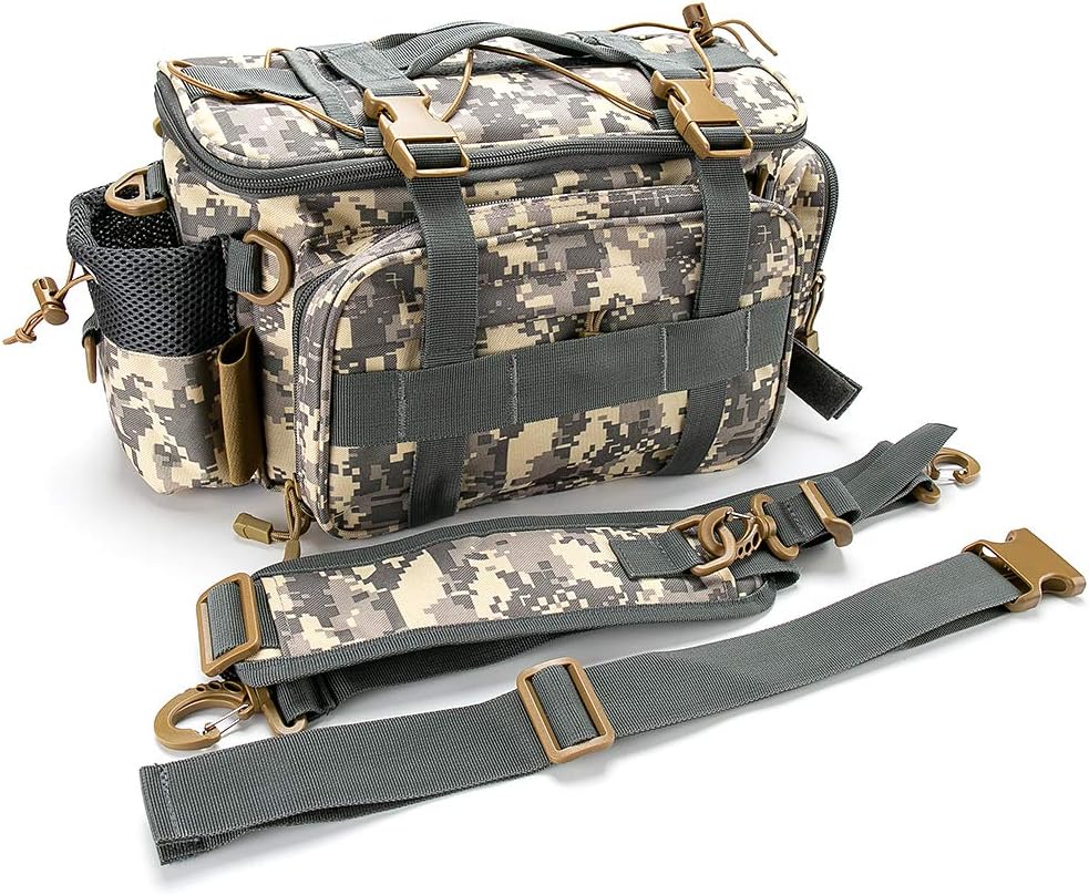 Fishing Tackle Bag Multi-purpose Large Size Nylon Fabric Waterproof Fishing Gear