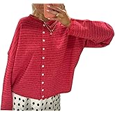 Women Knitted Cardigan Sweaters Long Sleeve Button Down Loose Knitwear Tops Y2k Vintage Jumper Knit Shirt