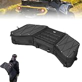 KEMIMOTO Portable ATV Front Rear Rack Bag UTV Cargo Bed Storage | Flat Gear Box with Molle System, Compatible with Polaris Sportsman Ranger RZR Can-Am ,1680D Water-resistant