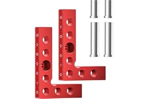 SNADER 2Pack Mini Small Square Center Finder Tool 90 Degree Precision Machinist Edge Marking Center Finder Woodworking Center Line Wood Work Woodworking Pocket Marking Gauge