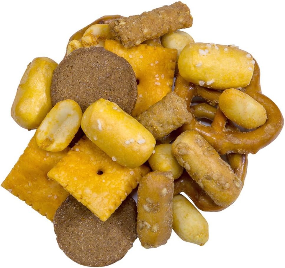 The Big Cheese - 1lb bag | Snack Mix | Nacho Peanuts, Cheese Pretzel Gems, Rye Chips, Sesame Seed and Plain Breadsticks, Cheese Wicks, Cheese Sesame Sticks, Pretzels, Cheese Crackers
