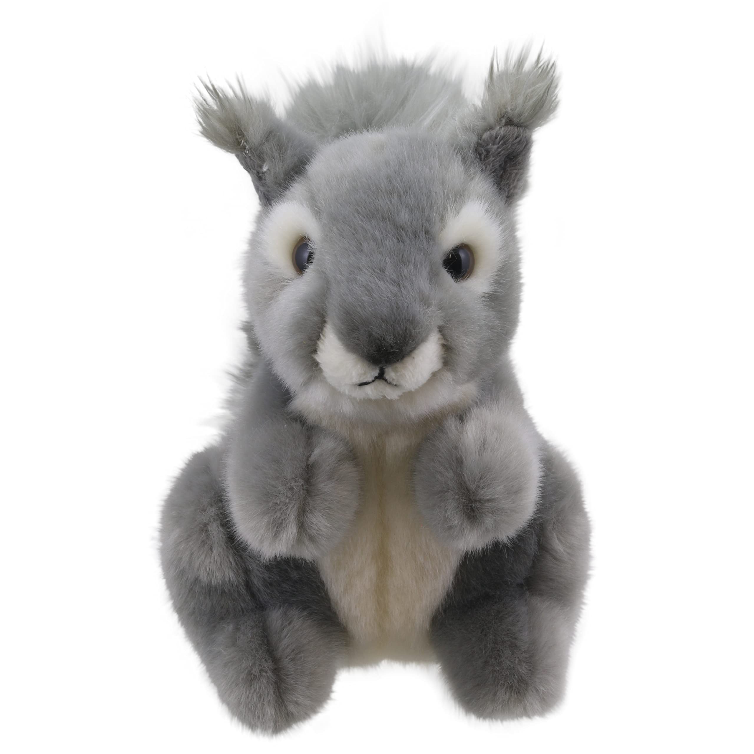Wilberry - Mini Grey Squirrel Soft Toy - Small Cuddly plush toy, Perfect Birthday present for Animal fans - 15cm - WB005049