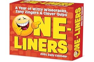 Willow Creek Press One-Liners Daily 2024 Box/Desk Calendar (5.86" x 4.72")
