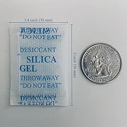 Silica Gel Packets,2 Gram 500 Packs Desiccant Pack