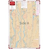 Waterproof Charts, Standard Navigation, 11 Champlain Canal &amp; Southern Lake Champlain, Easy-to-Read, Large Print, Waterproof Paper, Tear Resistant, Printed on Two Sides, 2 Charts in 1, NOAA Charts