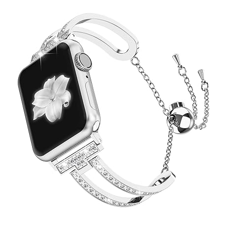 Wearlizer für Apple Watch 38mm Armband 42mm, Edelstahl Metall Armbänder Ersatz Uhrenarmbänder für iWatch Series 4, Series 3/2
