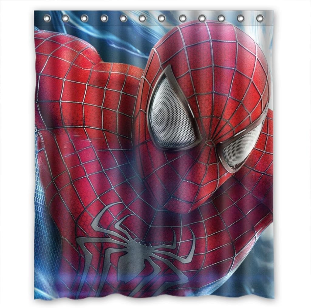 MOMO Brave and warm spider man Shower Curtain Measures 60