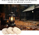 Abeillo 3 Rolls Lamp Wick 10 Ft 1/2 Inch Flat Cotton Oil Lantern Wick view 7