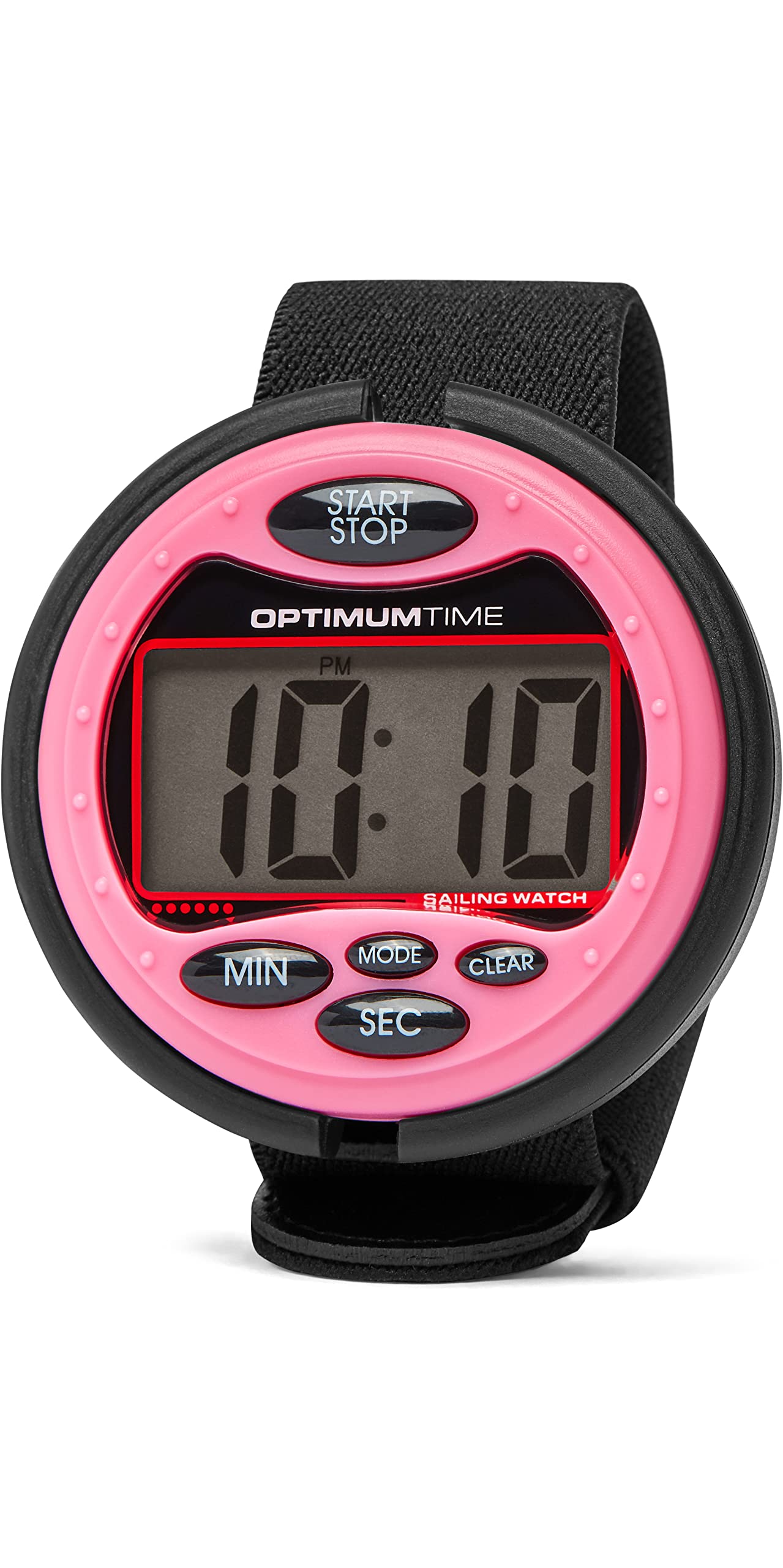 Optimum Time Series 3 Sailing Yachting and Dinghy Watch Pink - Large 65mm overall ABS case - Jumbo plastic case - 1 row display โ image 1