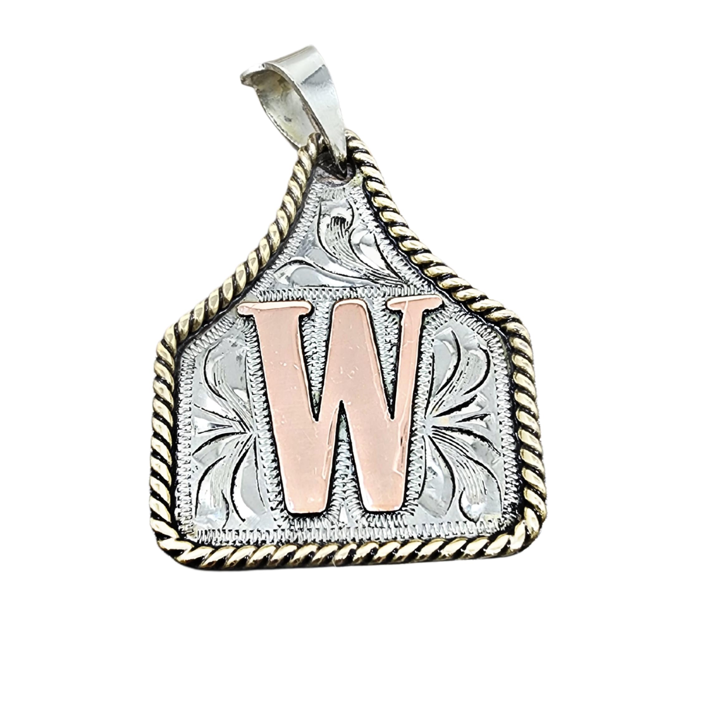 Custom Handmade Cow Tag Western Necklace with