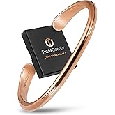 TheraCopper Copper Bracelet for Men & Women — 100% Pure Copper Bracelets — Raw, Solid & Uncoated Authentic Handmade Tibetan Bracelet Cuff Bangles